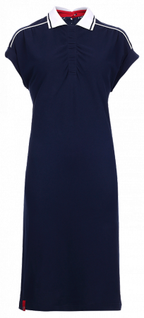 Платье поло женское (синий/белый) W13410G-NW191