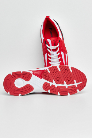 U22104T-RB241 Кроссовки беговые (красный/черный)