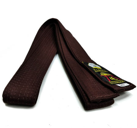 Пояс для кимоно коричневый