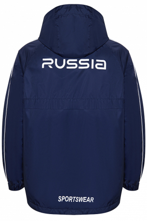 M09120G-NN222 Куртка на флисовой подкладке мужская (синий)