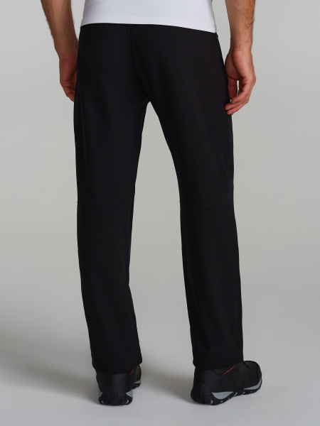 Брюки мужские на флисе (чёрный) RED N ROCKS 261M-RR-1402