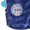 Брюки кикбоксинг WAKO Approved синие /Green Hill 