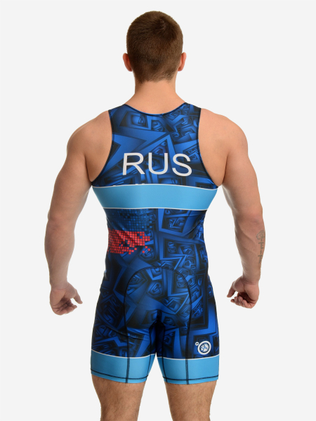 Трико борцовское синее SKAT 6242