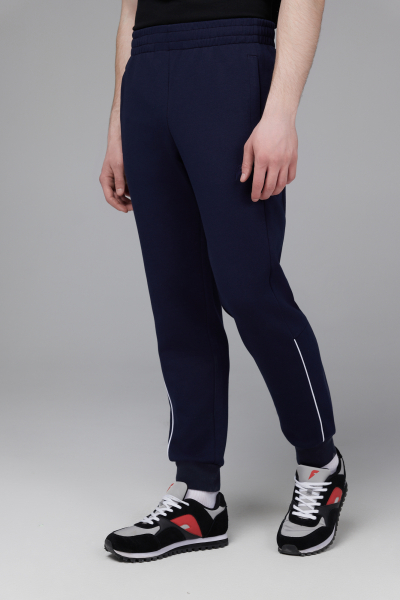 M04350G-SN242 Костюм тренировочный мужской (бежевый/синий)