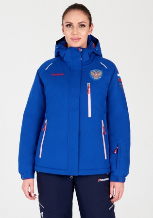 W03332G-FF202 Костюм утепленный женский (голубой/синий)