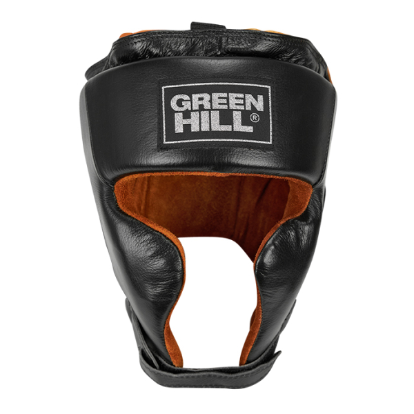 Шлем боксёрский SPARTAN HGS-9029 чёрный /Green Hill