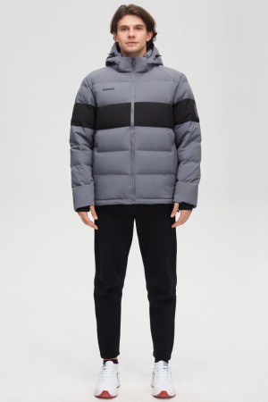 M08170SF-UB242 Куртка пуховая мужская (антрацит/черный)