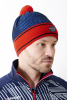 U20470G-NR222 Шапка трикотажная (синий/красный)