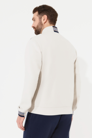 M04330G-SN251 Костюм тренировочный мужской (бежевый/синий)