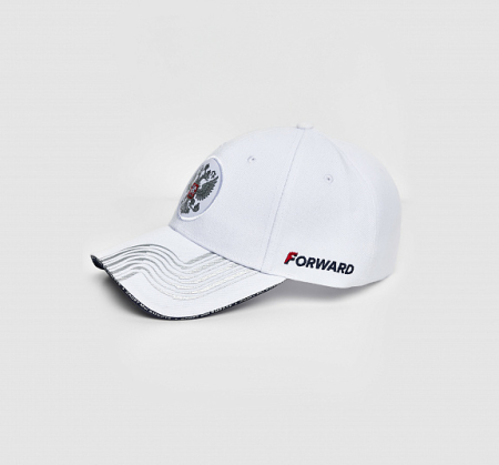 U20142G-FF232 Кепка (бейсболка) (белый/белый)