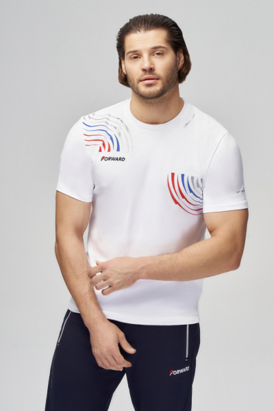 M14253G-FF242R Футболка короткий рукав мужская (белый/белый)