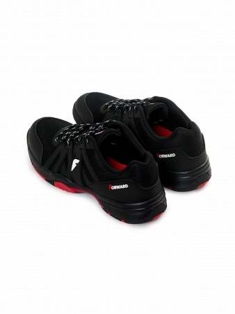 U22302T-BR202 Кроссовки для зала (черный/красный)