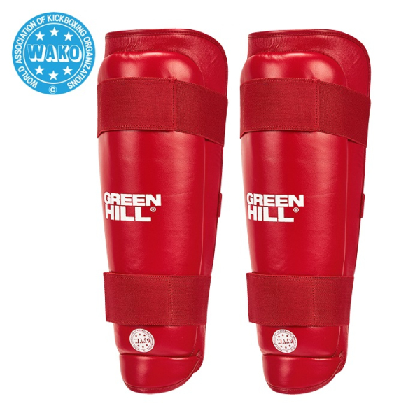 Защита голени PANTHER WACO Approved (красный) /Green Hill 