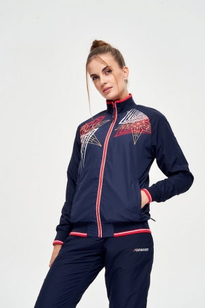 W01330G-NN231 Костюм парадный женский (синий/синий)