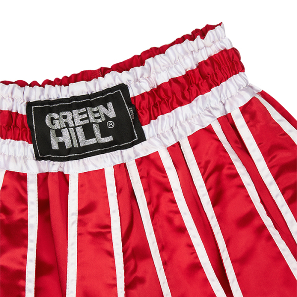 Шорты кикбокс Green Hill COLISEUM красные