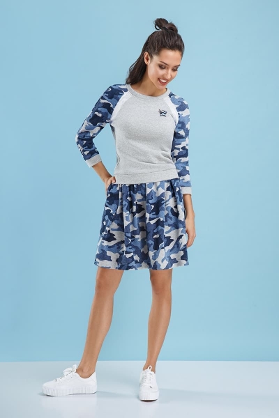 Костюм спортивный женский с юбкой Модель - 503