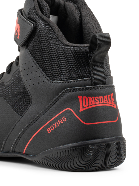 Боксерки Lonsdale Rufford черн/крас 160048