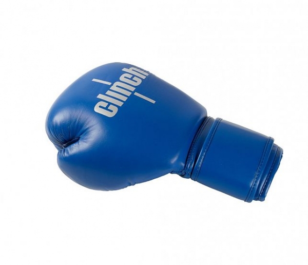 Перчатки бокс Clinch Olimp Plus синий C155