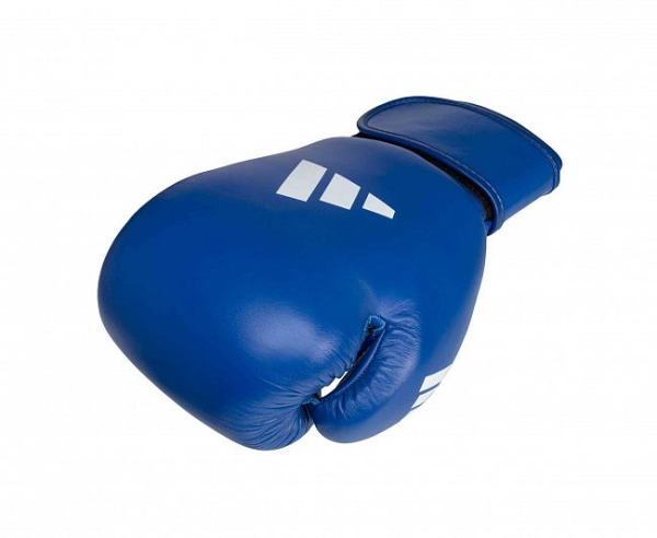 Перчатки боксёрские Adidas IBA синие