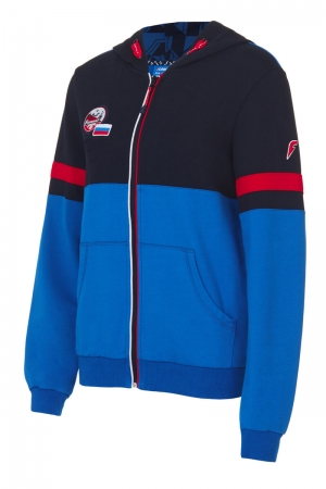 Худи женское (синий/голубой) /W10240G-NI181