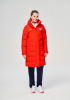 W08130G-FF232R Куртка пуховая женская (красный/красный)