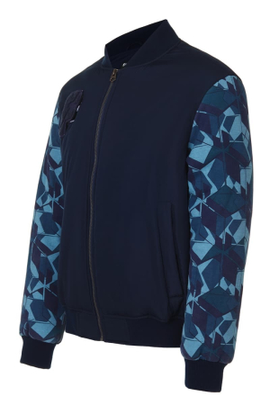 Куртка бомбер мужской (синий) M08281SF-NN181