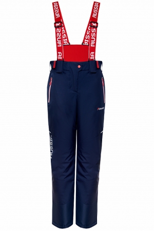 W03332G-FF202 Костюм утепленный женский (голубой/синий)