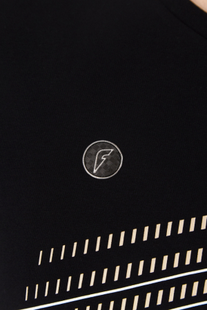 M14110G-BB251 Футболка длинный рукав мужская (черный)