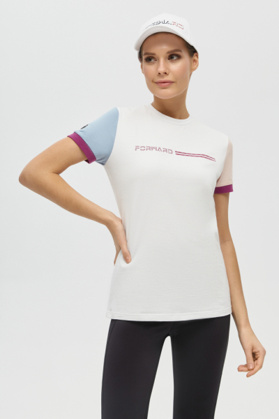 W14230G-WP251 Футболка короткий рукав женская (белый)