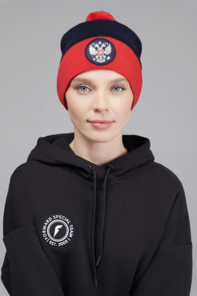 U20440G-NN242 Шапка вязаная (синий/синий)