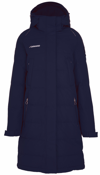 W08131P-FF242R Куртка пуховая женская (синий/синий)