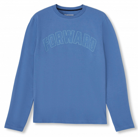 M14110G-AA241 Футболка длинный рукав мужская (аквамарин/аквамарин)