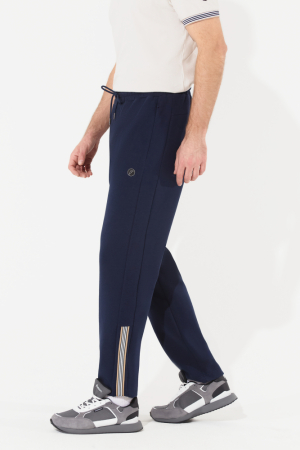 M04330G-SN251 Костюм тренировочный мужской (бежевый/синий)