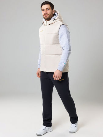 U11210P-MM232 Жилет утепленный унисекс (молочный/молочный)