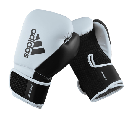 Перчатки бокс Hybrid черн-бел /Adidas