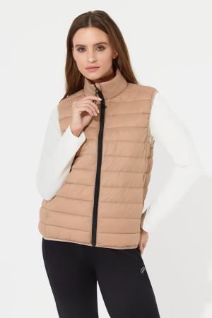 W11220G-DD251 Жилет женский (песочный)