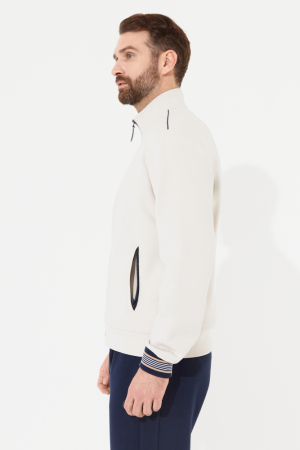 M04330G-SN251 Костюм тренировочный мужской (бежевый/синий)