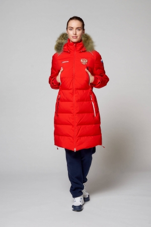 Куртка пуховая женская (красный) W08132G-FF202