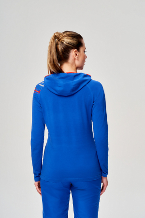 W14150G-FF232R Футболка трикотажная (с длинным рукавом женская) (голубой/голубой)