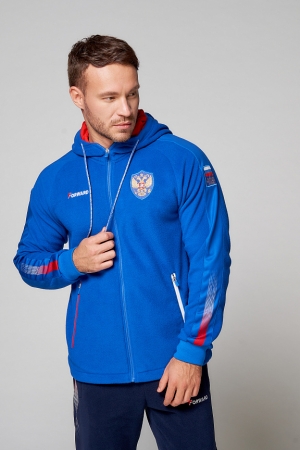 Костюм флисовый мужской (голубой/синий) M06331G-FF202