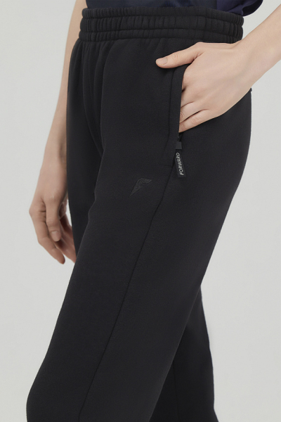 W04210G-BB242 Брюки тренировочные женские (черный/черный)