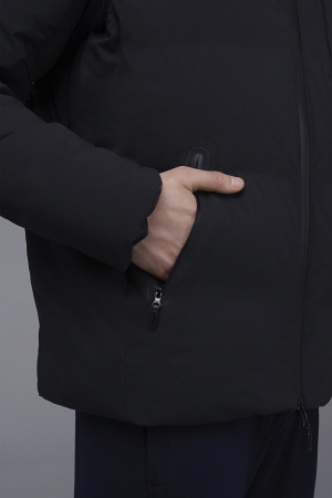 M08515SF-BB242 Куртка пуховая мужская (черный/черный)