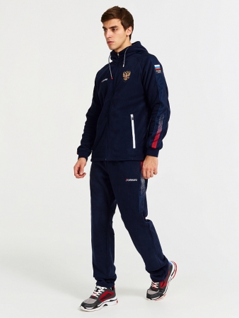 Костюм флисовый мужской (синий/синий) M06332G-FF202 