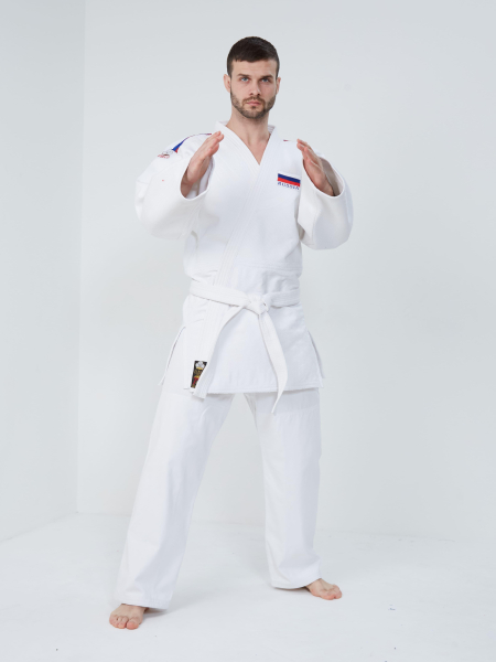 Кимоно дзюдо Firuz мастерское (белое)