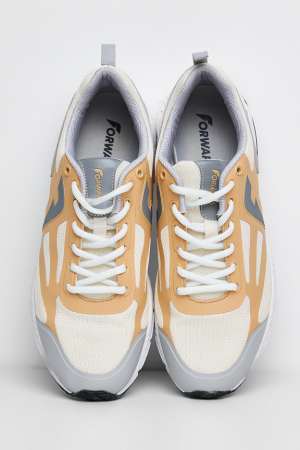 U22103T-GB241 Кроссовки беговые (серый/коричневый)