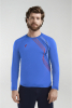 M14110G-II222 Футболка длинный рукав мужская (голубой)