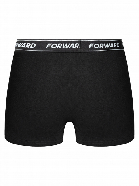 M18540SF-BB242 Трусы боксеры укороченные мужские (черный/черный)