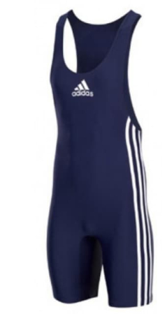 Трико борцовское синее Adidas (059473)
