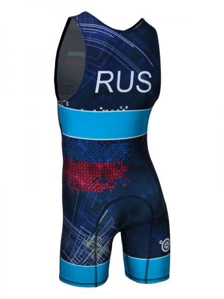 Трико борцовское детское синее SKAT 9240