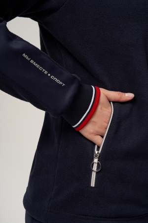 W06331G-FF232 Костюм спортивный (флисовый женский) (синий/синий)